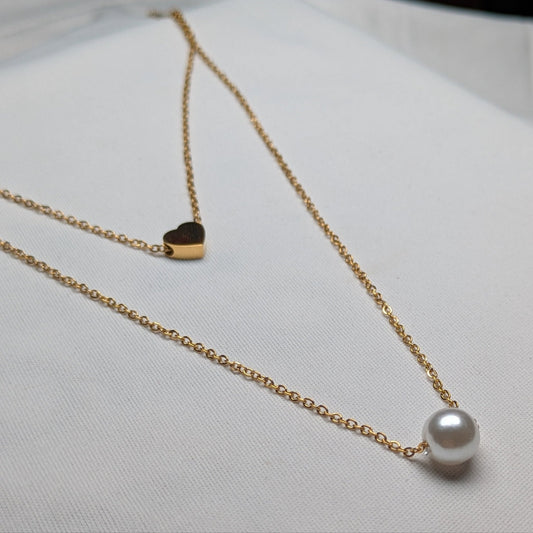 Heart of Pearl Necklace - minimae -