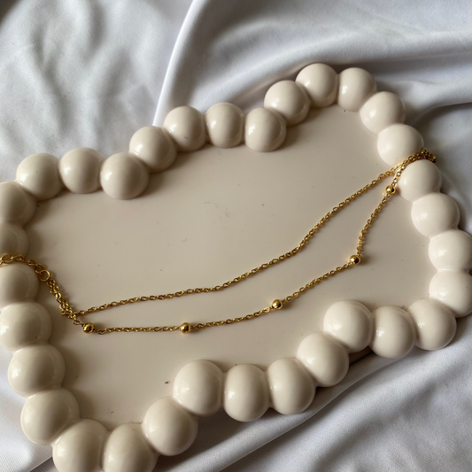 Linea Gold Double Chain Bracelet