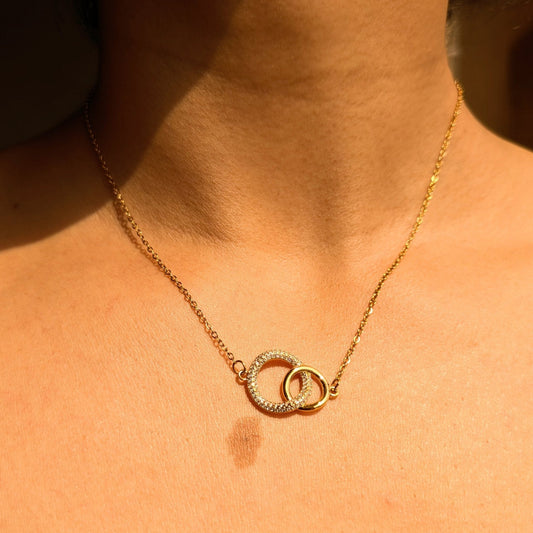 Interwined Ring Necklace - minimae - 